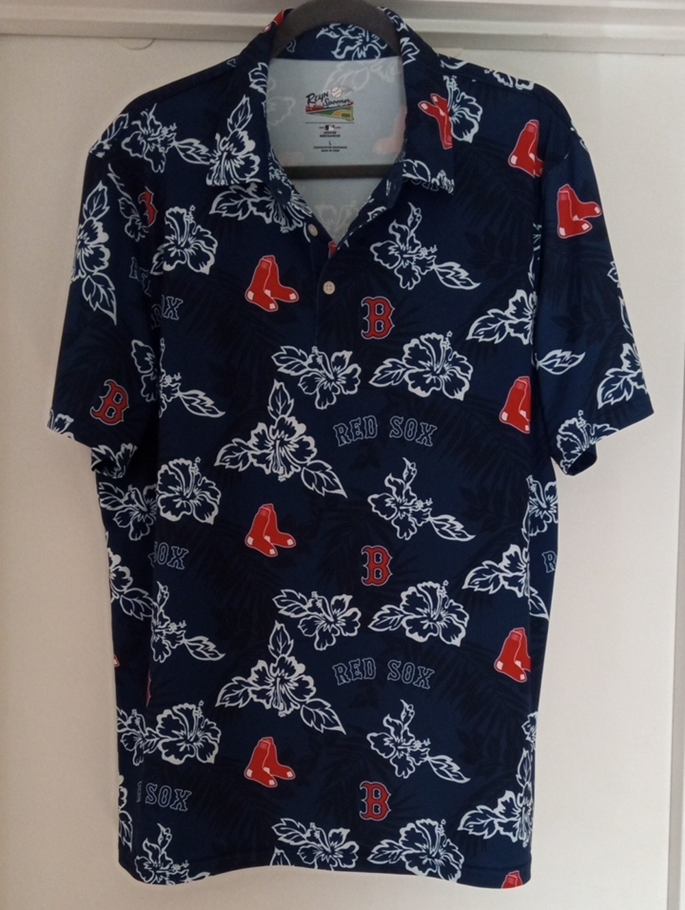 Men's Reyn Spooner Boston Red Sox Performance Polo